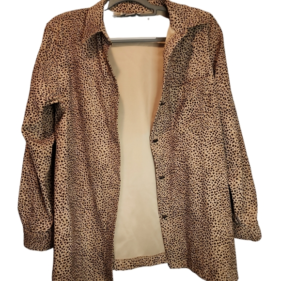 Alfred Dunner Jackets & Blazers - Vintage 1990 Alfred Dunner animal print silk lined Jacket